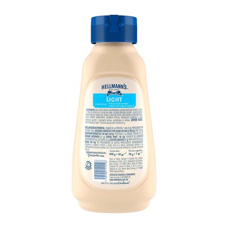 Mayonesa Hellmann's Light Squeeze 355 g image number 7