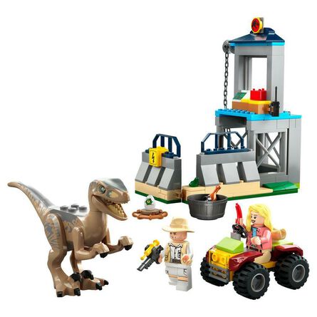 Set de Lego Jurassic Park 76957 Escape del Velocirraptor 137 pzas image number 2