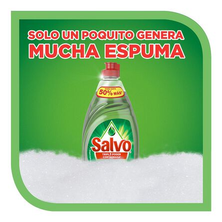 Salvo Detergente Líquido Lavatrastes Limón 500 ml image number 2