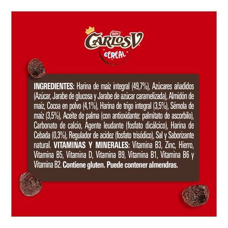 Cereal Nestlé Carlos V Sabor Chocolate Caja 495 Gr image number 1