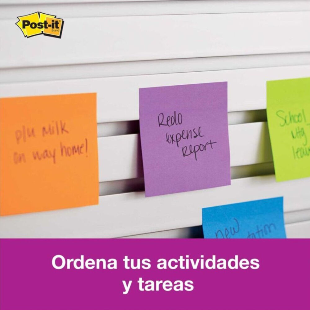 Notas Adhesivas Post It Style Multicolor 90 Hj image number 1