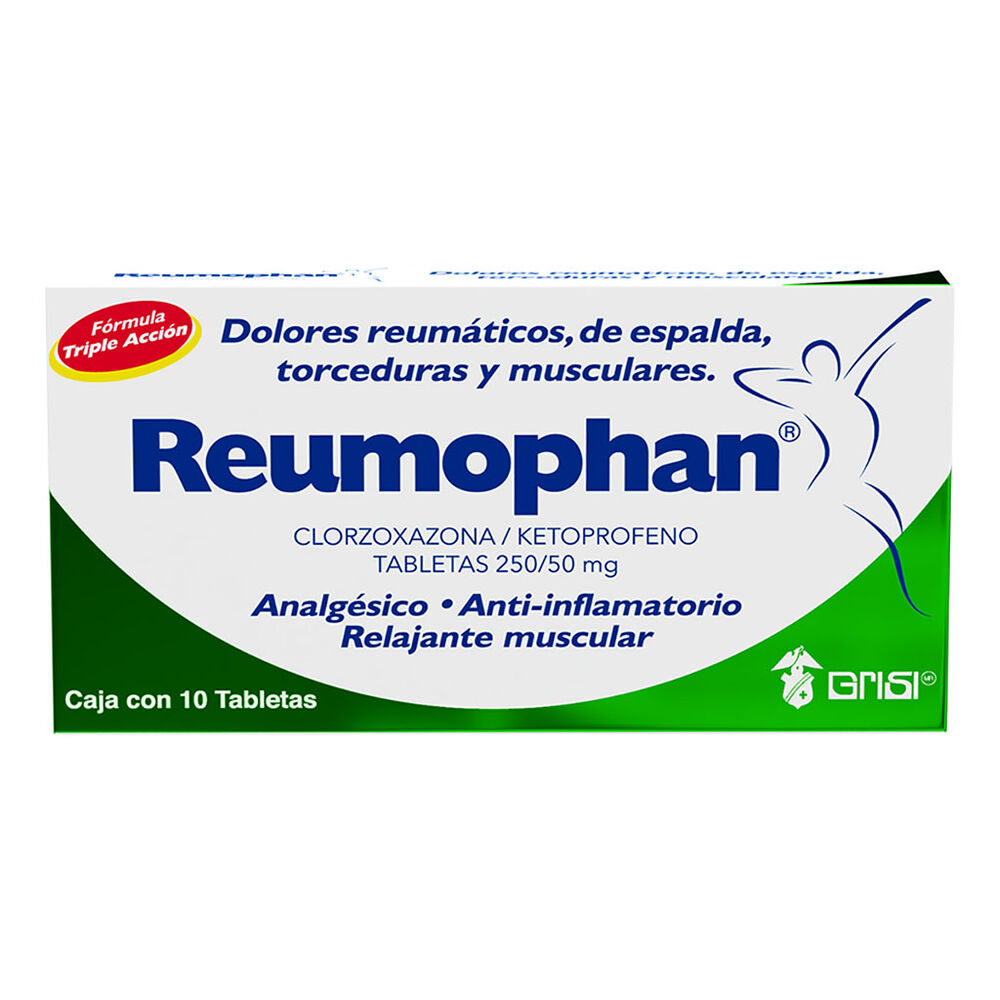 Reumophan Otc 250/50 mg 10 Cápsulas image number 0
