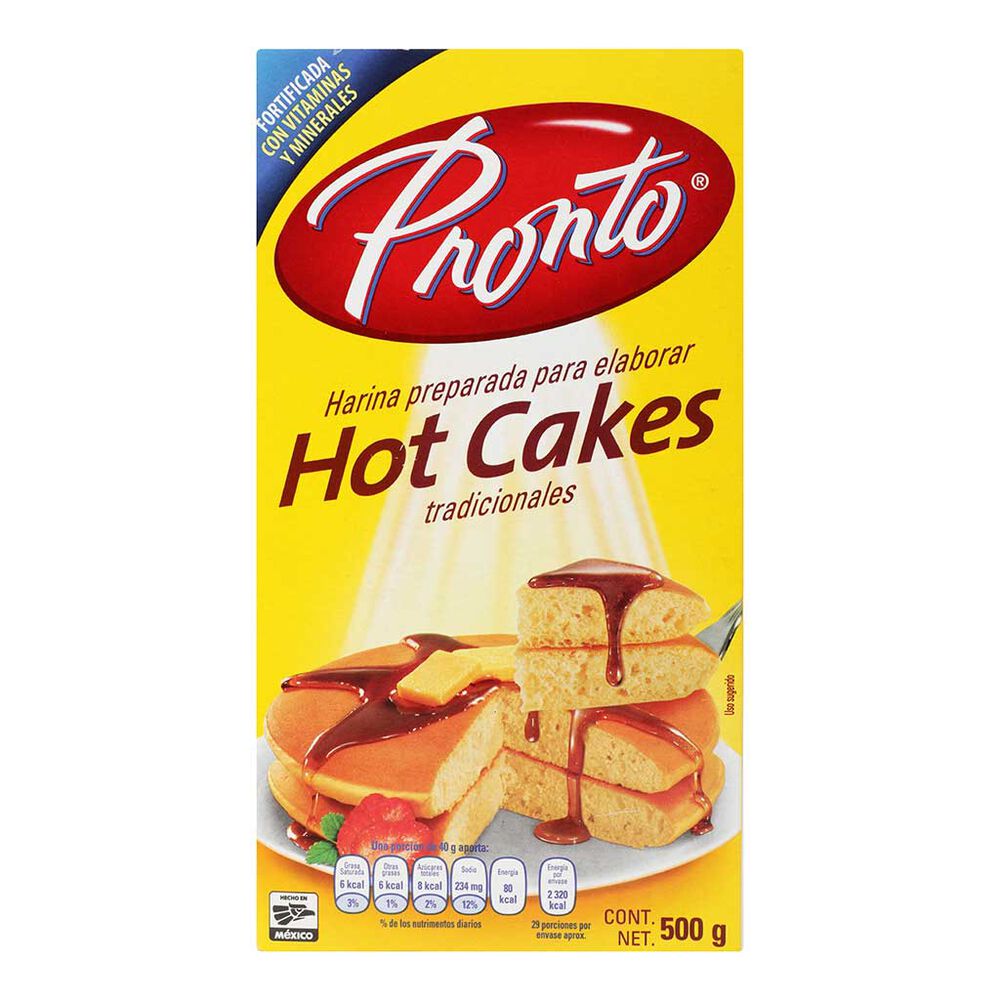 Harina Para Hot Cakes Pronto 500 Gr image number 0