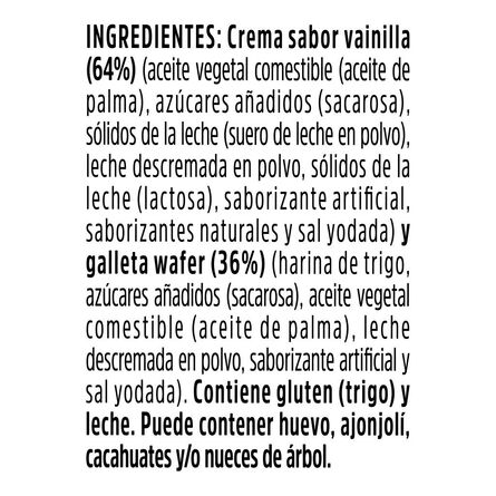Galletas Rellenas de Vainilla Wafer Roll Valley Foods 150 g image number 1