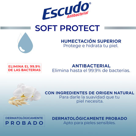 Jabón Líquido Escudo Soft Protect Orquídea y Leche&nbsp; 225ml image number 2