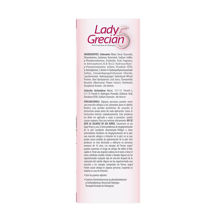 Tinte Lady Grecian Colorante en Shampoo Cabello Normal 120 ml image number 6