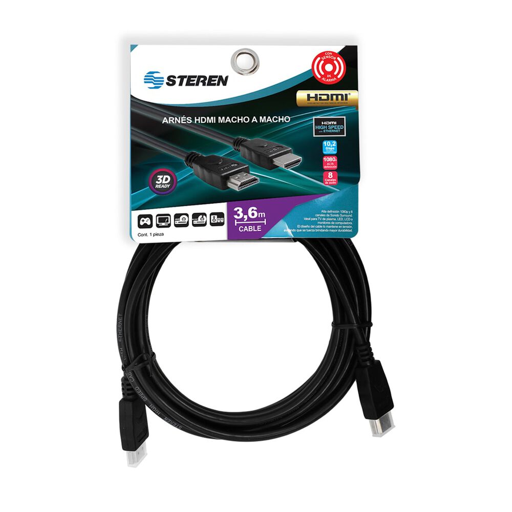 Cable Steren HDMI 206-HDMI 3.6m image number 0
