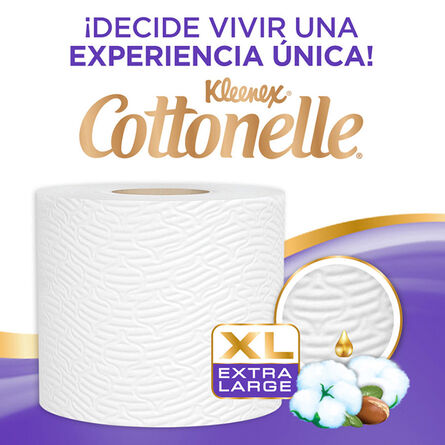 Papel higiénico Cottonelle Soft XL 12 rollos de 204 hojas c/u image number 3