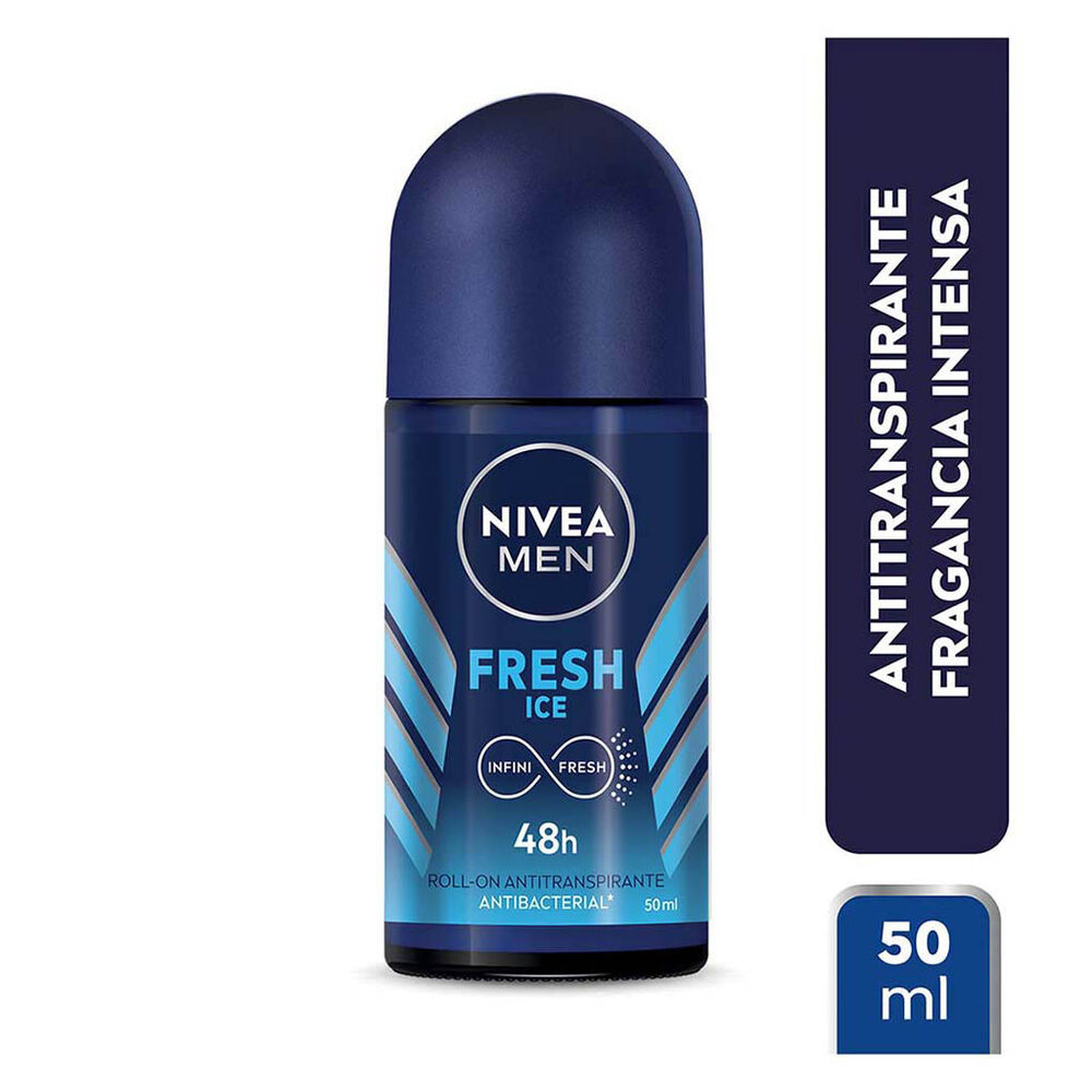 Nivea Men Desodorante Antitranspirante Hombre Fresh Ice Roll On, 50ml image number 1