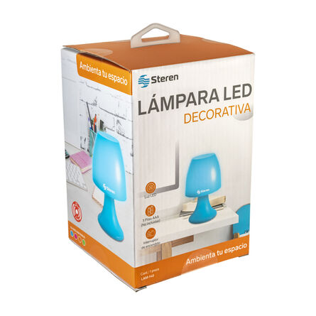 Lámpara LED Decorativa Steren LAM-140AZ Azul image number 2