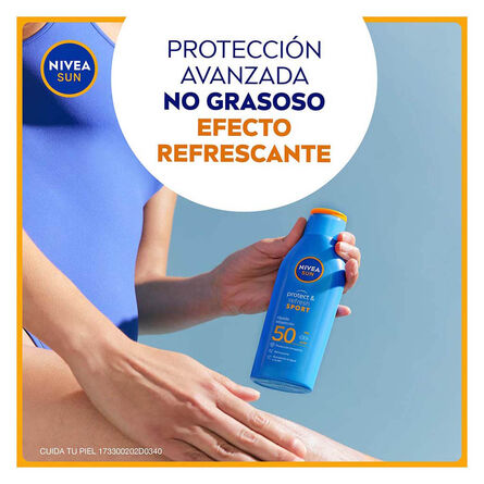 Protector Solar Corporal Nivea Sun Protect & Refresh FPS 50 200 ml image number 5
