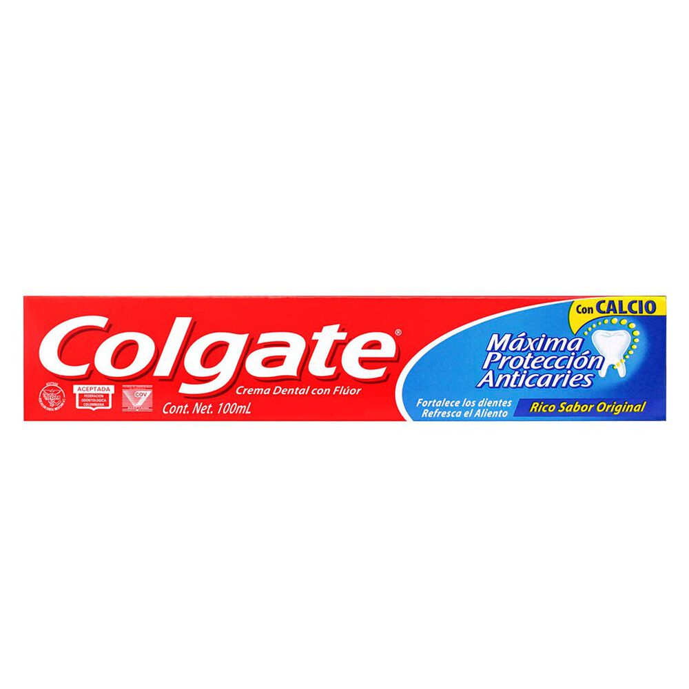 Pasta Dental Colgate Máxima Protección Anticaries Familiar 100 ml image number 1