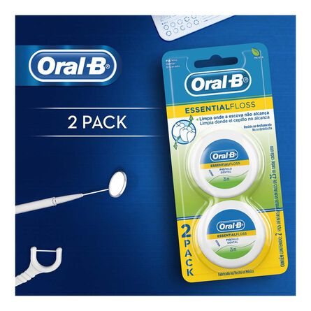 Hilo Dental Oral-B Essential Floss Menta 2 x 50 m image number 1