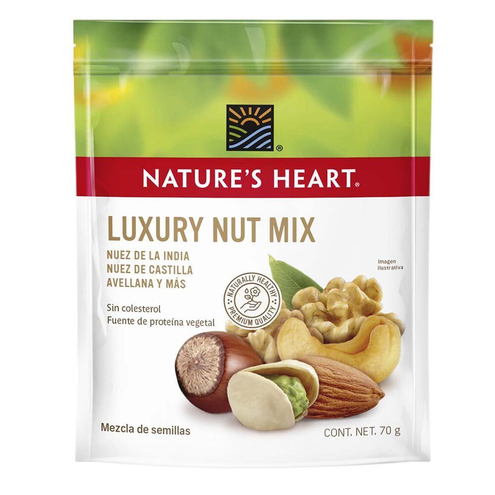 Mezcla de nueces Nature's Heart Luxury Nut Mix 70g image number 0