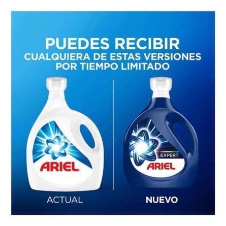 Ariel Doble Poder Detergente Líquido Concentrado Para Lavar Ropa Blanca y de Color 5 lt image number 3