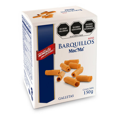 Galletas Mac´Ma Barquillos 150 Gr image number 1
