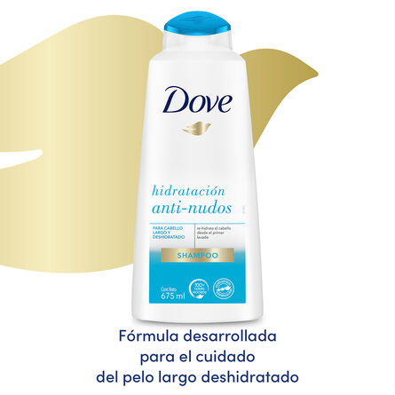 Shampoo Dove Hidratación Anti Nudos 675 ml image number 2