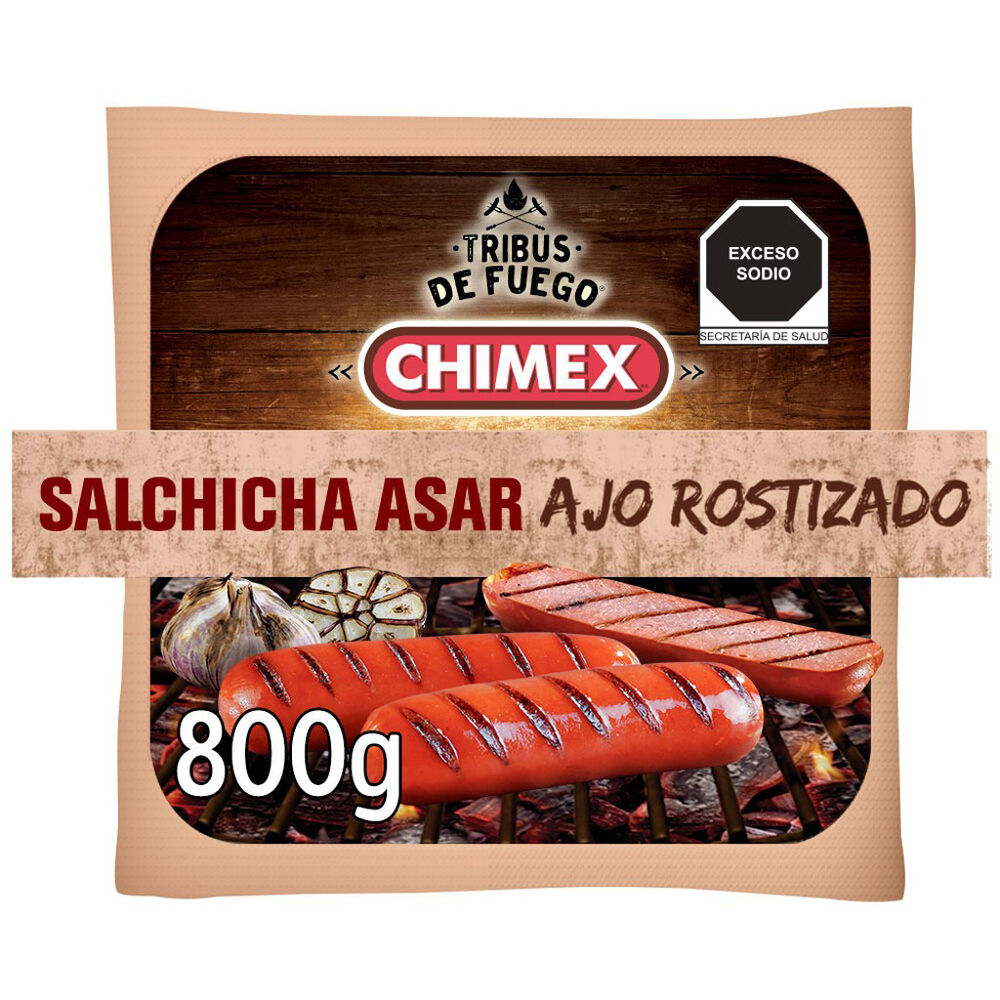 Salchicha Chimex Para Asar Ajo 800 g image number 0