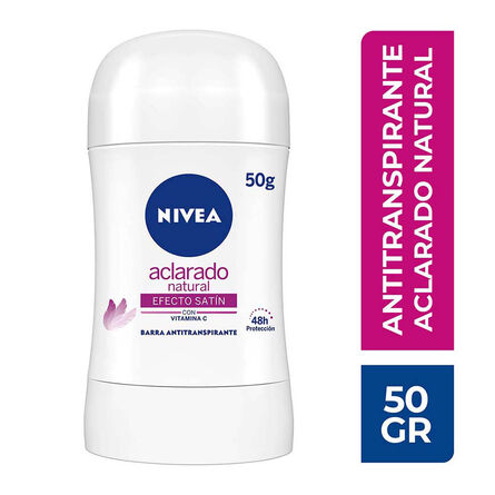 Desodorante Aclarante Nivea Tono Natural Efecto Satín Stick 50 g image number 2