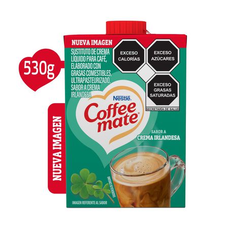 Sustituto de Crema para Café Coffee Mate Líquido Sabor Crema Irlandesa 530g image number 1