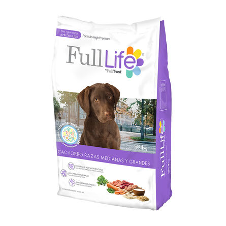 Alimento para perro cachorro Full Life razas medianas y grandes 4 Kg image number 2