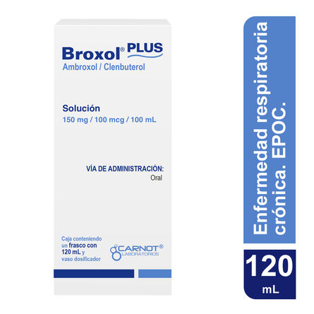Broxol Plus 150 mg/100 Mcg/100 ml Solución Oral 120 ml image number 1