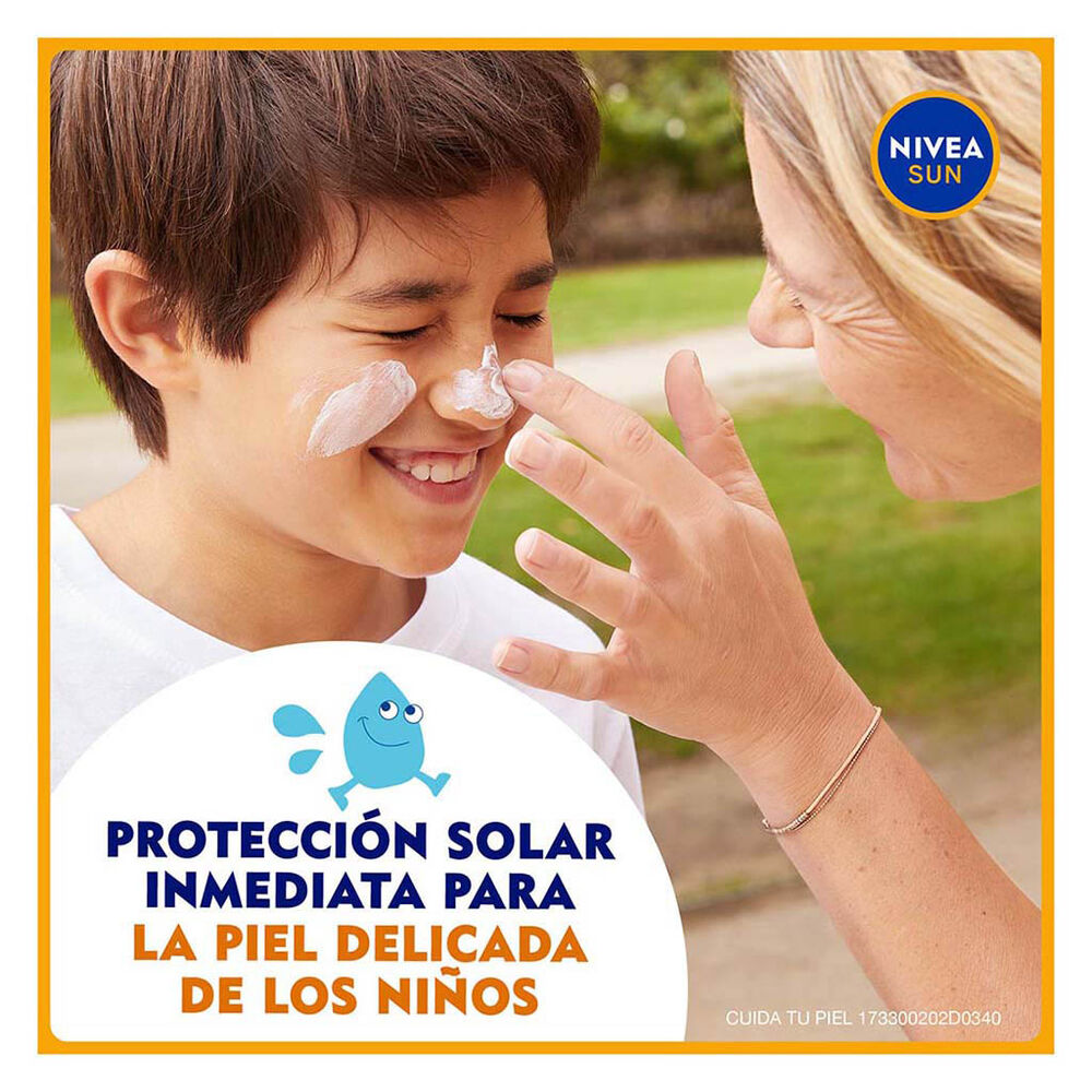 Nivea Sun Protector Solar Loción Para Niños Fps 50+ Swim & Play, 150ml image number 4