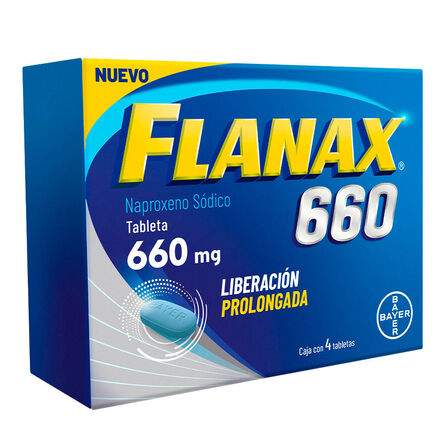 Antiinflamatorio Flanax Pro Naproxeno Sódico 660 mg image number 2