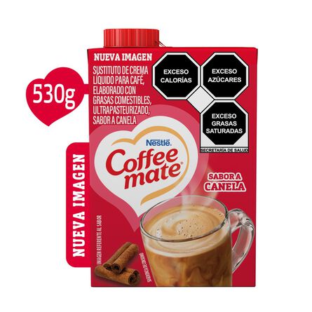 Sustituto de Crema para Café Coffee Mate Líquido Sabor Canela 530g image number 1