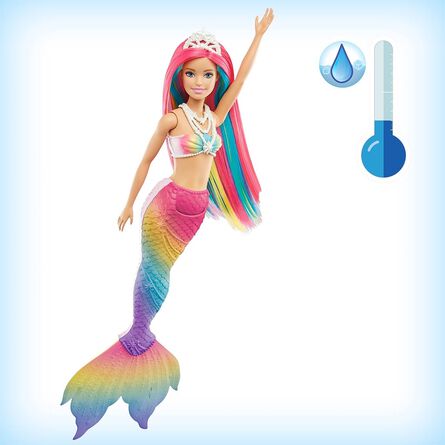Barbie Sirena Arcoíris Mágico image number 2