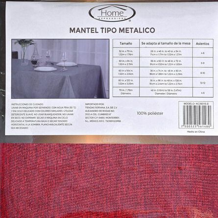Mantel Tipo Metalico Home Expressions image number 8