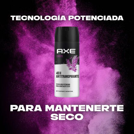 Desodorante Antitranspirante Axe Excite Aerosol 88 gr image number 1