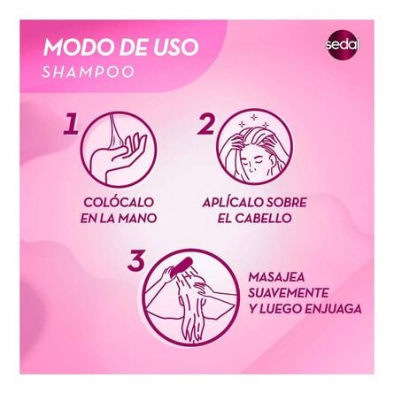Shampoo Sedal Ceramidas 2en1 620 ml image number 4