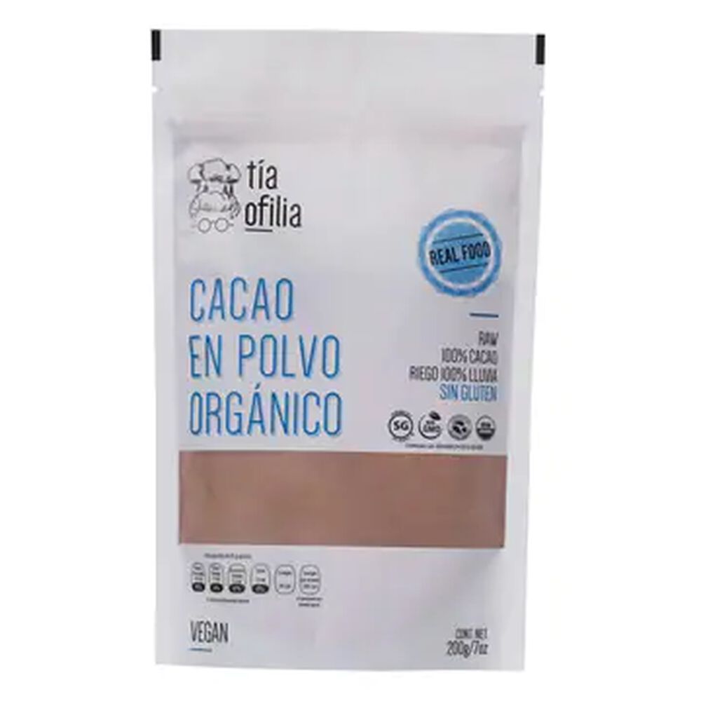 Cacao En Polvo Tía Ofilia Orgánico 200 Grs image number 0