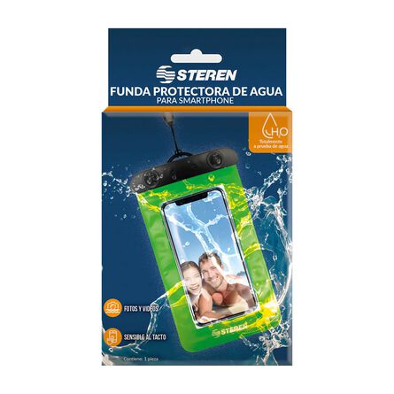 Bolsa Protectora de Agua para Celular Steren MOV-026 Verde image number 3