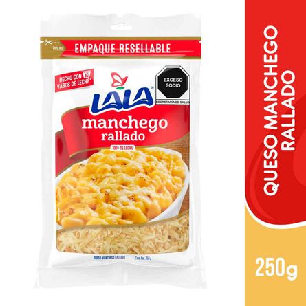 Queso Lala Manchego Rallado  250 g image number 1