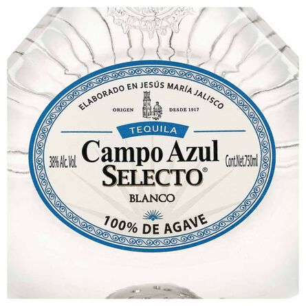 Tequila Selecto Campo Azul Blanco 750ml image number 4