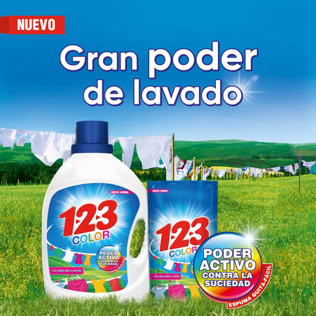 Detergente líquido 123 Color 4.65Lt image number 4