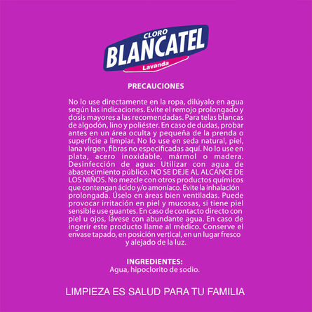 Blanqueador Blancatel Lavanda 3.75 lt image number 2