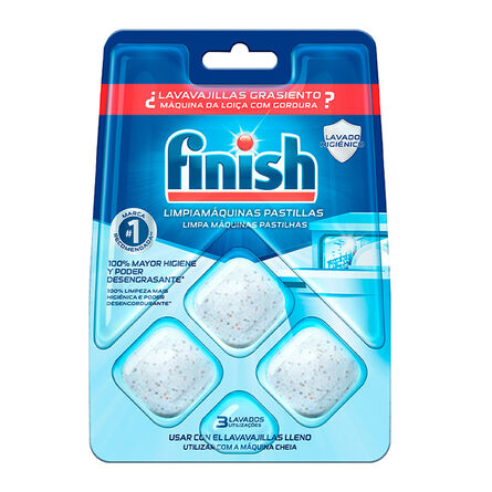 Finish® Pastillas Limpia Máquinas Lavavajillas 3 piezas