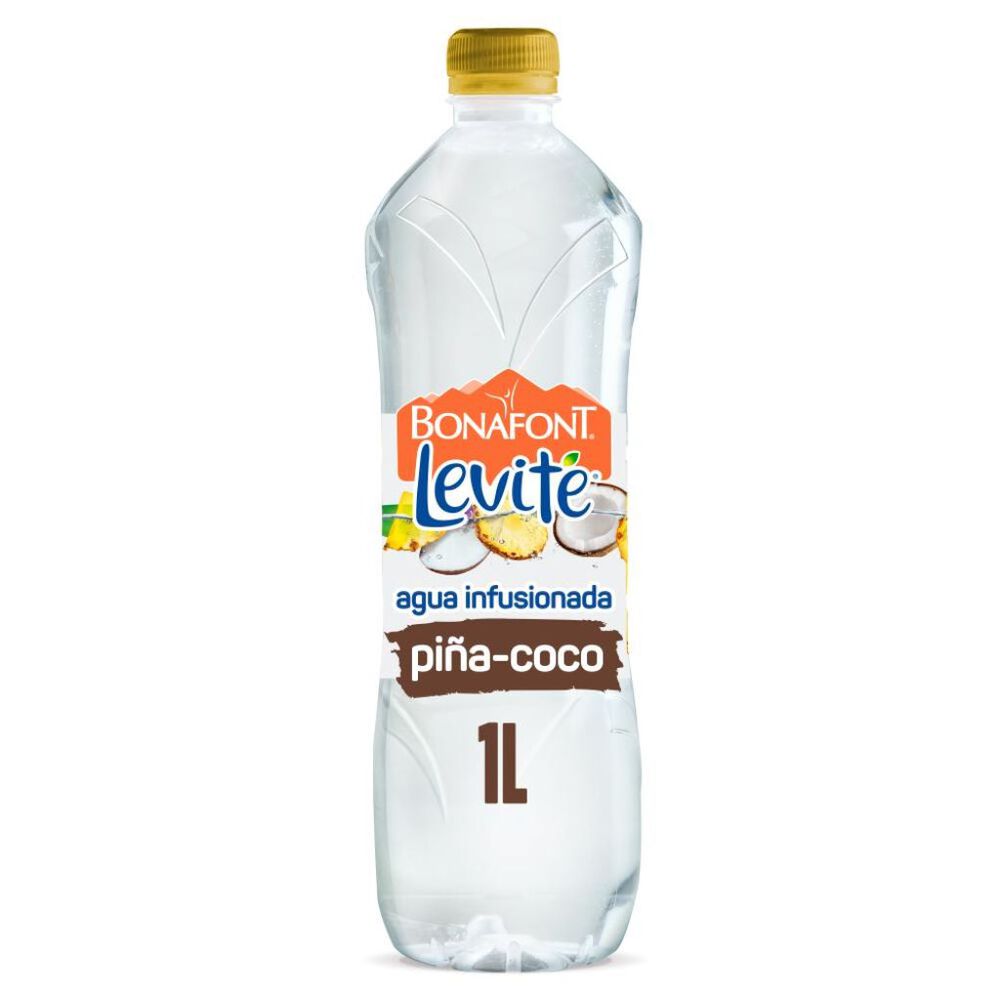Agua Infusionada Levité con Toque Sabor Piña Coco 1 lt image number 0