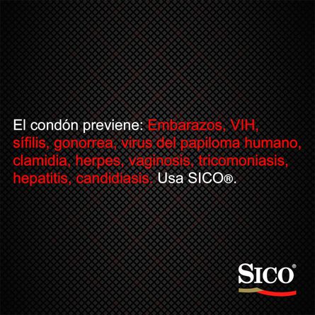 Condones Sico Safety 3 piezas image number 5