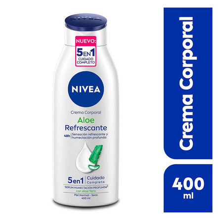 Crema Corporal Humectante Nivea Aloe Vera Refrescante 400 ml image number 1