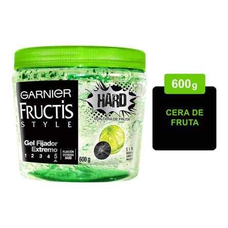 Gel Garnier Fructis Style Hard Tarro 600 gr image number 2