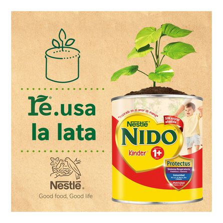 Alimento Para Niños de Corta Edad Nido Kinder&nbsp;1+ lata de 1.4kg + lata de 360g image number 1
