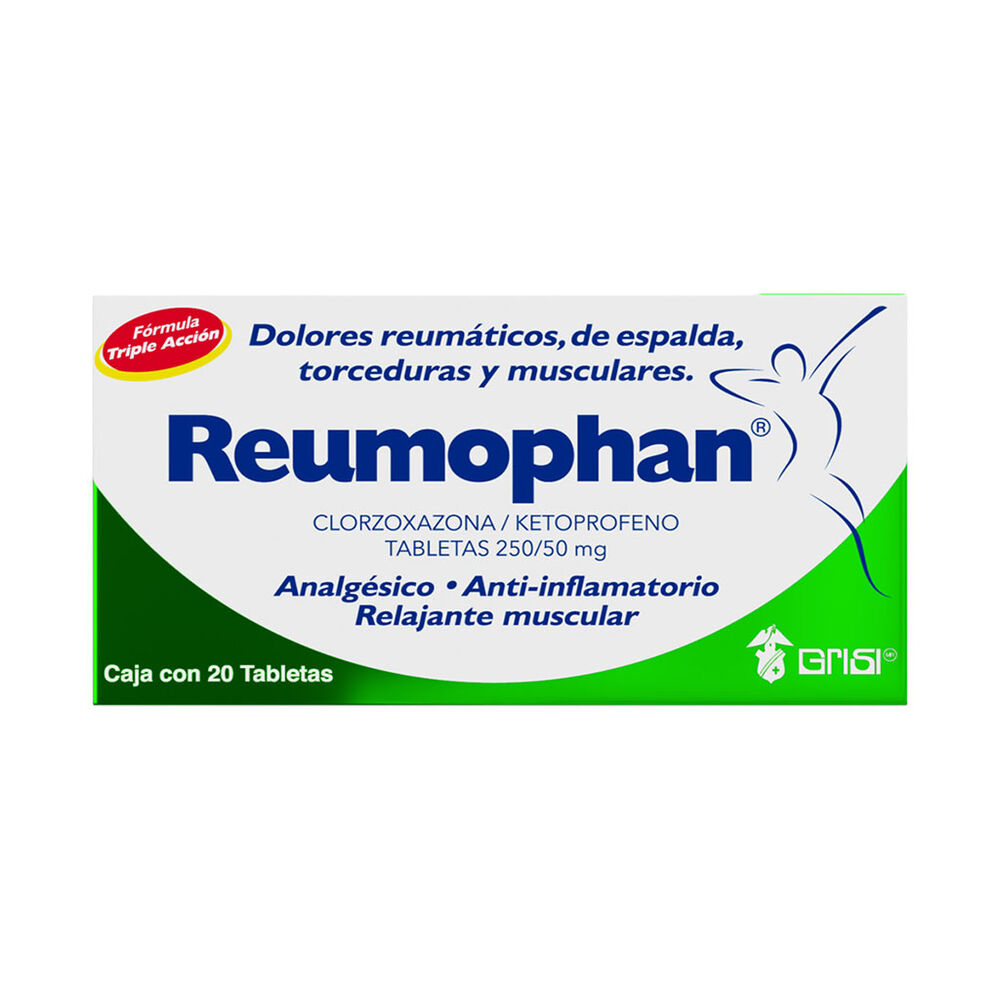 Reumophan 250/50 mg 20 Cápsulas image number 0