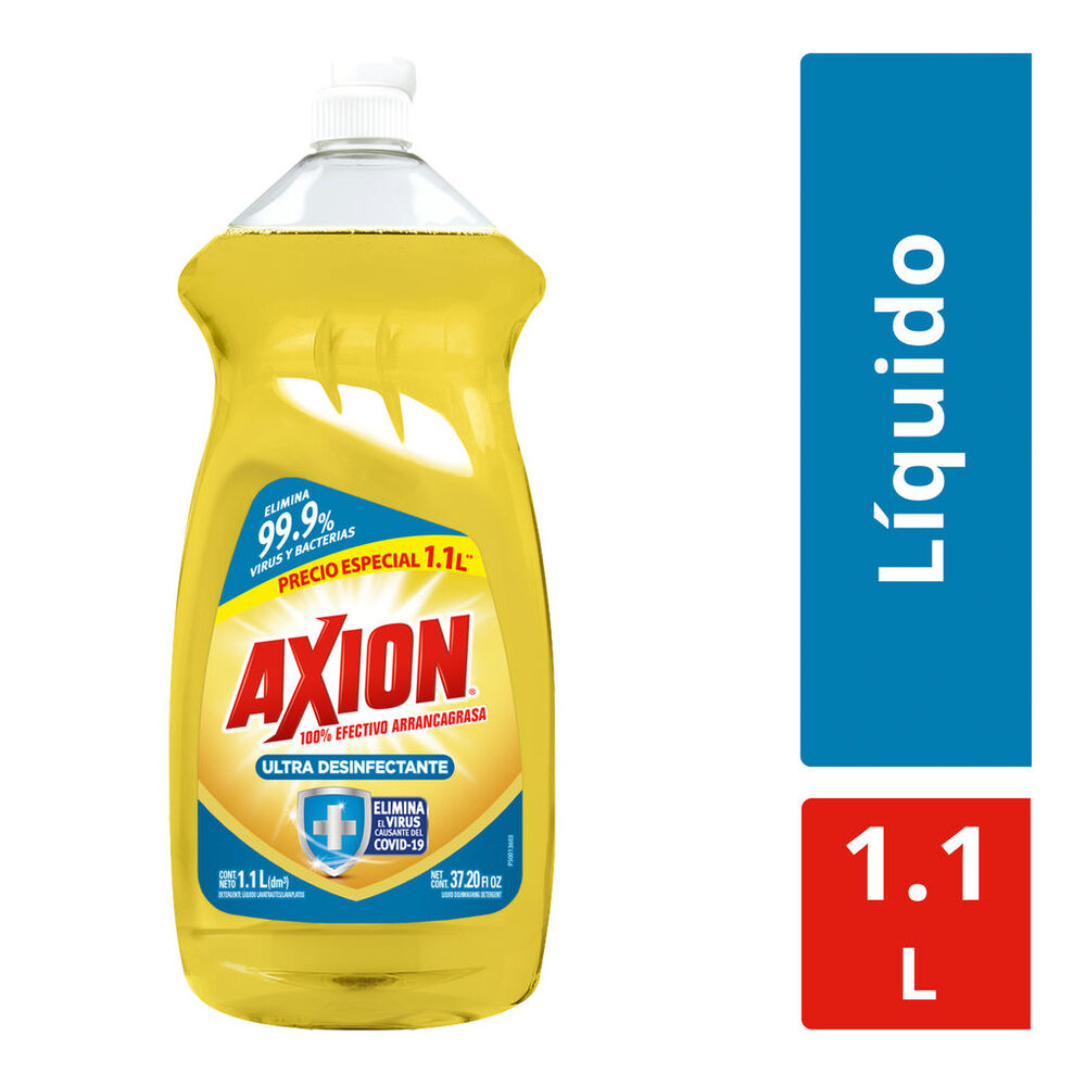 Lavatrastes Axion Ultra Desinfectante Líquido 1.1 l image number 2