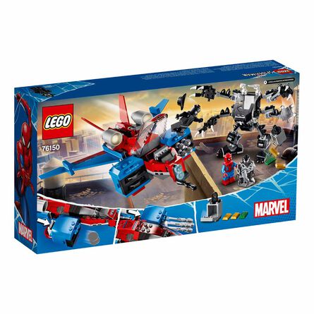 Jet Arácnido vs. Armadura Robótica de Venom LEGO Spiderman image number 2
