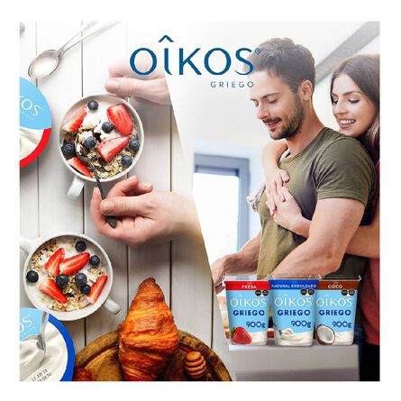 Yoghurt Griego Oikos Natural 900 g image number 5