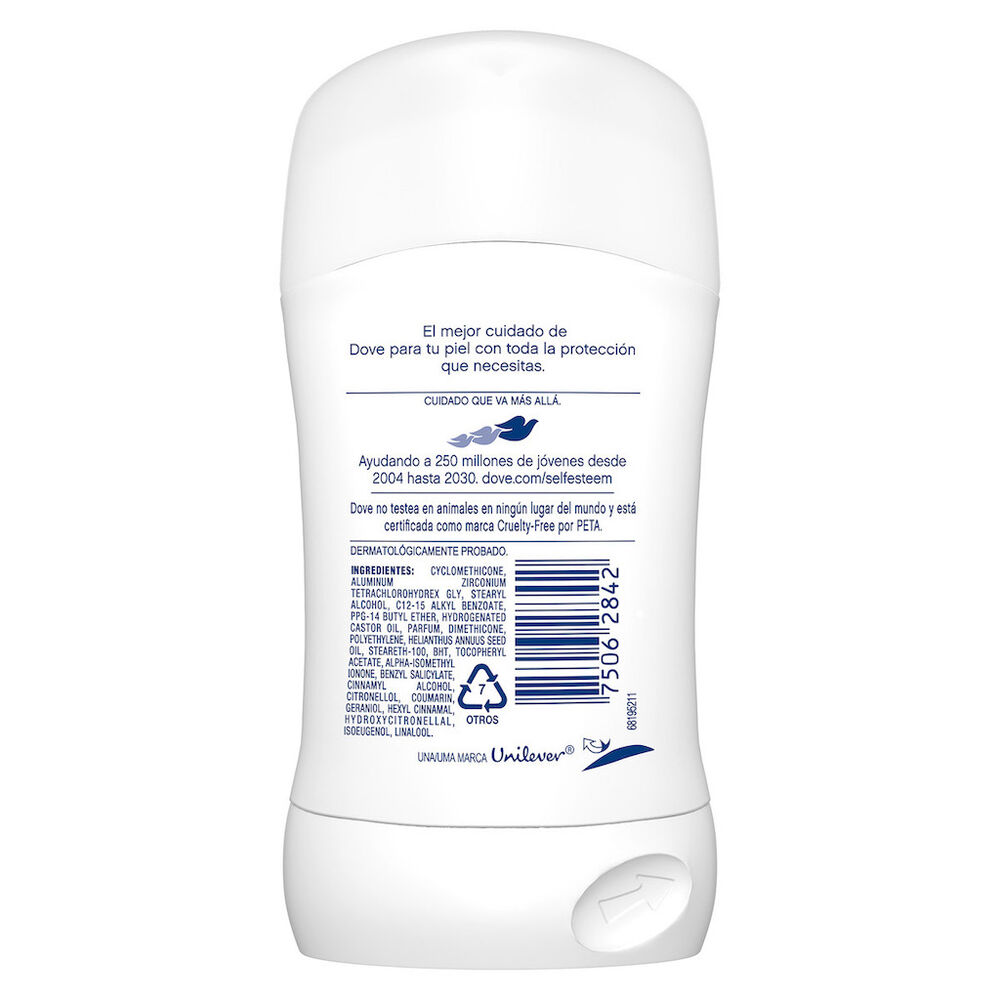 Desodorante en barra Dove Invisible Dry para dama 45 gr image number 4
